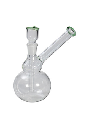 Glaspfeife mit Kickloch 14,5 cm NS14